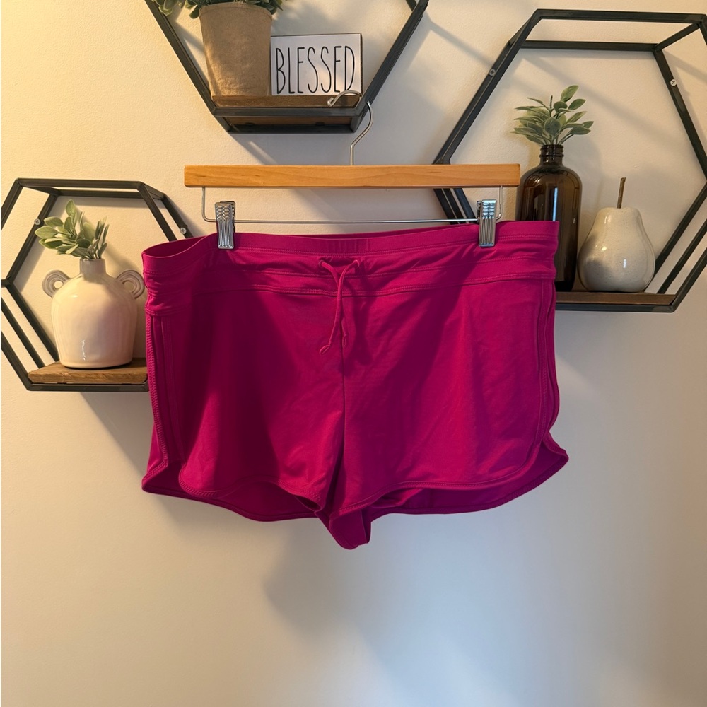 Athleta Magenta Athletic Shorts
